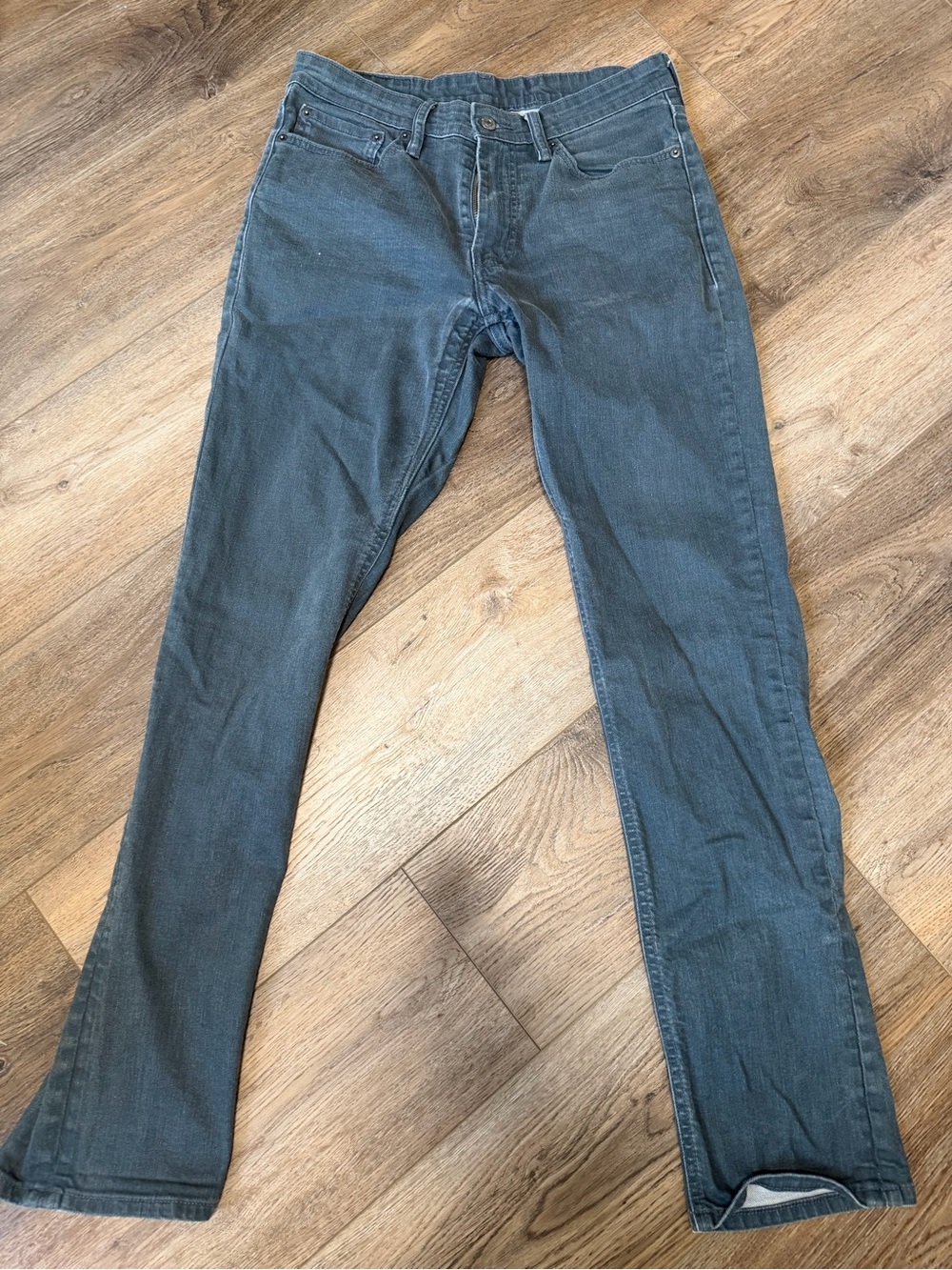 Men's Straight Jeans in Dark Slate Gray